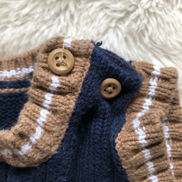 The Children’s Place Blue & Brown Sweater Vest 3T - Picture 6 of 10